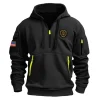 New Release U.S. Army Fashion Hoodie Half Zipper BLVTR270424A02AM9