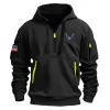 New Release U.S. Air Force Fashion Hoodie Half Zipper BLVTR270424A03AF5