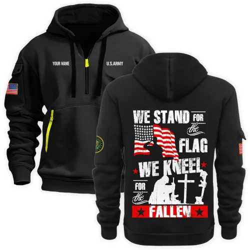 Collection Release Veterans Affairs Veteran Fashion Hoodie Half Zipper BLVTR230824A1VA