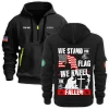 New Release Personalized Name U.S. Navy Veteran Hoodie Half Zipper HBLVTR090424A01NV