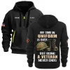 New Release U.S. Air Force Veteran Hoodie Half Zipper HBLVTR080424A03AF