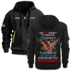 New Release U.S. Army Veteran Hoodie Half Zipper HBLVTR080424A04AM