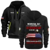 New Release Personalized Name U.S. Marine Corps Veteran Hoodie Half Zipper HBLVTR090424A02MC