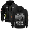 New Release Personalized Name U.S. Air Force Veteran Hoodie Half Zipper HBLVTR090424A03AF