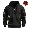 Special Release Conway Shield x Firefighter Patriot Day Fashion Hoodie Half Zipper BLFF130724A2CS