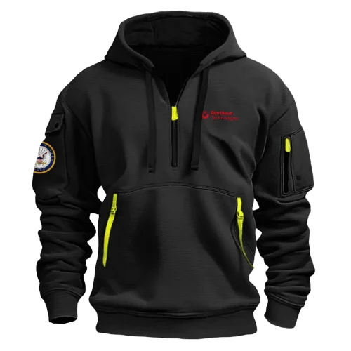 Special Release Raytheon Technologies x US Military Branch Fashion Hoodie Half Zipper BLVTR120724A1RT