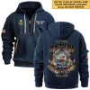 Personalized Gift Proud To Have Served Veteran U.S. Army Fashion Hoodie Half Zipper BLVTR060824A2AM