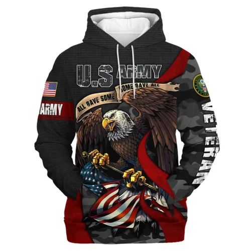 New Release U.S. Army Veterans Premium Hoodie Shirt  All Over Prints Gift Loves HBLVTR030424A01AM