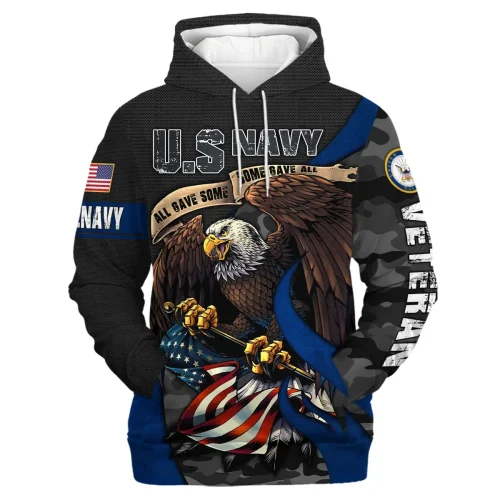 New Release U.S. Navy Veterans Premium Hoodie Shirt  All Over Prints Gift Loves HBLVTR030424A01NV