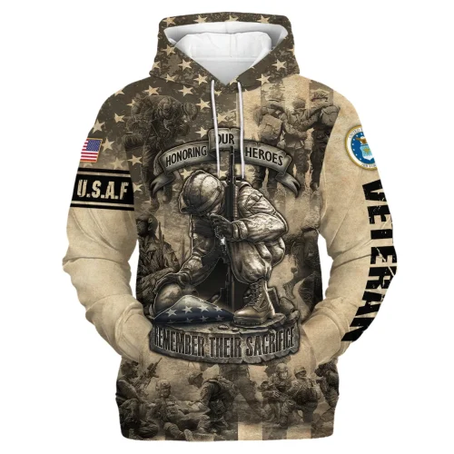 New Release U.S. Air Force Veterans Premium Hoodie Shirt  All Over Prints Gift Loves HBLVTR030424A04AF