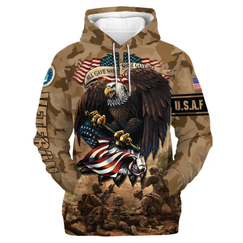 New Release U.S. Air Force Veterans Premium Hoodie Shirt  All Over Prints Gift Loves HBLVTR040424A01AF