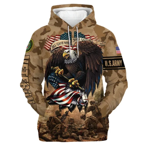 New Release U.S. Army Veterans Premium Hoodie Shirt  All Over Prints Gift Loves HBLVTR040424A01AM