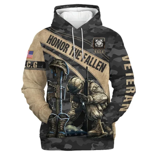 New Release U.S. Coast Guard Veterans Premium Hoodie Shirt  All Over Prints Gift Loves HBLVTR040424A03CG