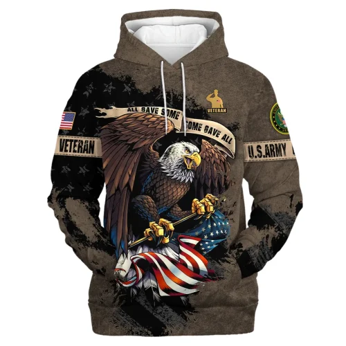 New Release U.S. Army Veterans Premium Hoodie Shirt  All Over Prints Gift Loves HBLVTR050424A03AM