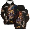 Helmet Rifle Boots Lion U.S. Air Force All Over Prints BLVTR17924A2AFHD - Hoodie