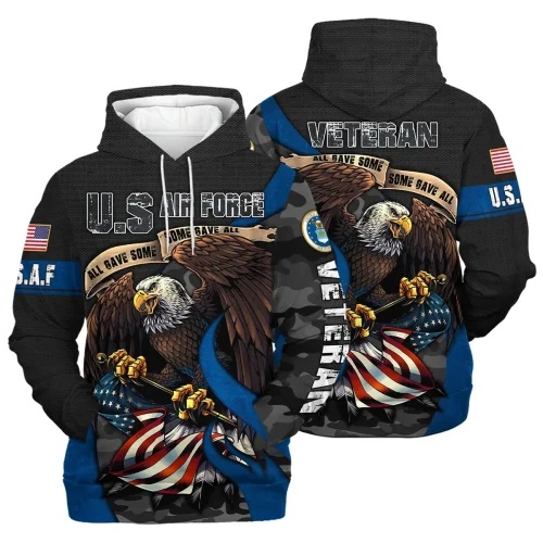 Child Of God Man Of Faith Warrior Of Christ America U.S. Air Force All Over Prints BLVTR17924A1AFHD - Hoodie