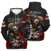 Helmet Rifle Boots Lion U.S. Marine Corps All Over Prints BLVTR17924A2MCHD - Hoodie