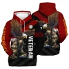 New Release U.S. Marine Corps Veterans Premium Hoodie Shirt  All Over Prints Gift Loves HBLVTR030424A02MC