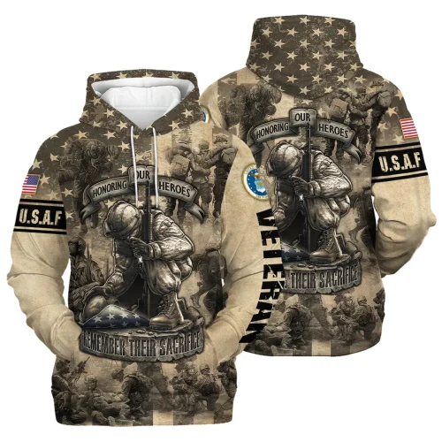 New Release U.S. Air Force Veterans Premium Hoodie Shirt  All Over Prints Gift Loves HBLVTR030424A04AF