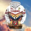 Premium Proudly Served US SEABEE Zip Hoodie, Gifts For US Veterans, Gifts For Veterans Day