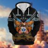 Premium Proudly Served US AIR FORCE Zip Hoodie, Gifts For US Veterans, Gifts For Veterans Day