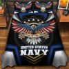 Premium US Air Force Veterans Quilt Bedding Set, Gifts For US Veterans, Gifts For Veterans Day