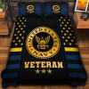 Premium US Army Veterans Quilt Bedding Set, Gifts For US Veterans, Gifts For Veterans Day