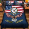 Premium US Seabees Veterans Quilt Bedding Set, Gifts For US Veterans, Gifts For Veterans Day