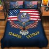 Premium US Air Force Veterans Quilt Bedding Set, Gifts For US Veterans, Gifts For Veterans Day