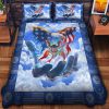 Premium US Seabees Veterans Quilt Bedding Set, Gifts For US Veterans, Gifts For Veterans Day