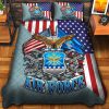 Premium US Seabees Veterans Quilt Bedding Set, Gifts For US Veterans, Gifts For Veterans Day