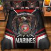 Premium US Air Force Veterans Quilt Bedding Set, Gifts For US Veterans, Gifts For Veterans Day