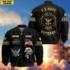 Premium Honoring All Who Served US Army Veterans Bomber Jacket, Gifts For US Veterans