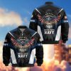 Premium Honoring All Who Served US Marines Veterans Bomber Jacket, Gifts For US Veterans