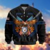 Premium Honoring All Who Served US Marines Veterans Bomber Jacket, Gifts For US Veterans