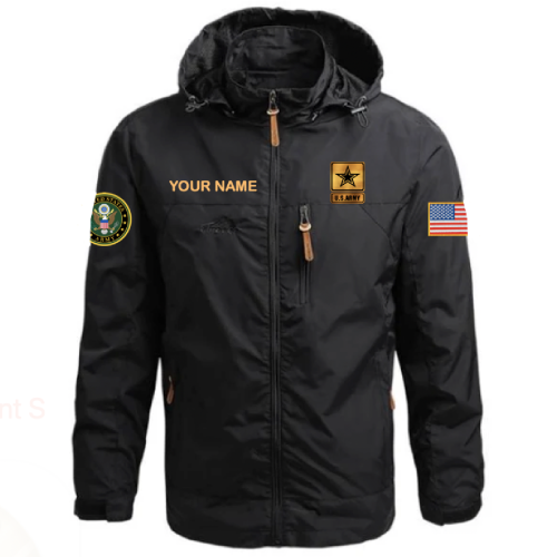 US ARMY Waterproof Outdoor Jacket Detachable Hood