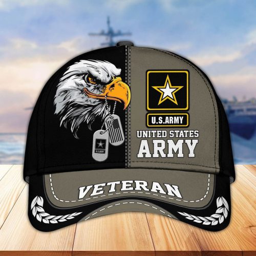 Premium US Veterans Cap, Gifts For US Veterans, Gifts On Father's Day, Armed Forces Day, Independence Day, Veterans Day.
