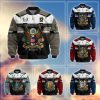 Premium US Veterans Bomber Jacket, Gifts For US Veterans, Gifts On Father's Day, Veterans Day.