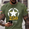 Premium 250th Anniversary Of The Army T-Shirt, Gifts For Army Veteran, Gifts On Father's Day, Veterans Day.