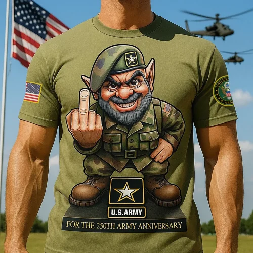 Premium 250th Anniversary Of The Army T-Shirt, Gifts For Army Veteran, Gifts On Father's Day, Veterans Day.
