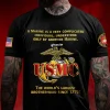 Premium USMC T-Shirt, 250th Anniversary Marine Corps Shirt, Gifts For Marine Veteran, Gifts On Father's Day, Veterans Day.