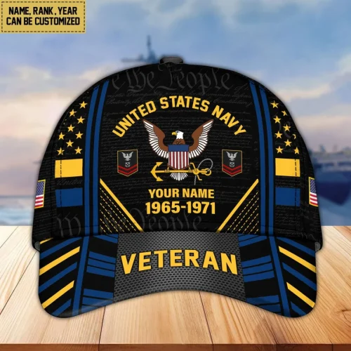 Premium US Veterans Cap, Gifts For US Veterans, Gifts On Father's Day, Armed Forces Day, Independence Day, Veterans Day.