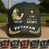 Premium Custom Rank, Embroidered US Veterans Hats, 250th Anniversary, Gift For US Veterans