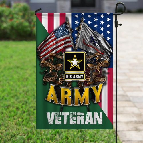 Premium Multiple US Military Services Veteran Flag PVC110101