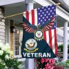 USCG Veteran Garden Flag – House Flag VPVC100305
