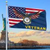 Unique Custom Name, Rank USAF Grommet Flag VPVC109604, Gifts For Airforce Veteran, Gifts For Dad, For Husband, Best Gifts On Father's Day, Independence Day, Veterans Day.