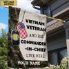 US Navy Veteran Personalized American Flag, Gift For Navy Veteran, US Veteran Grommet Flag, Garden Flag, House Flag VPVC103602
