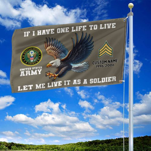 Unique Custom US Army Grommet Flag VPVC108210, Gift For Army Veteran, Gifts For Dad, For Husband, Best Gifts On Father's Day, Independence Day, Veterans Day.