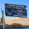 Unique Custom Name, Rank USAF Grommet Flag VPVC109604, Gifts For Airforce Veteran, Gifts For Dad, For Husband, Best Gifts On Father's Day, Independence Day, Veterans Day.