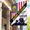 Premium Custom US Veteran Flag VPVC110607, Gift For US Veteran, American Flag, Patriotic Flag, Garden Flag, House Flag